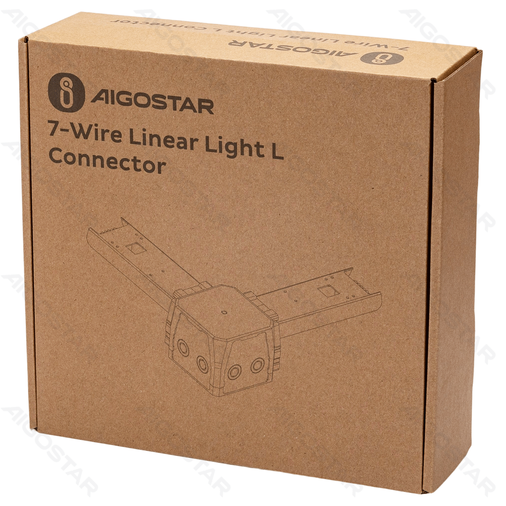 Aigostar 7-draads lineair licht L-connector
