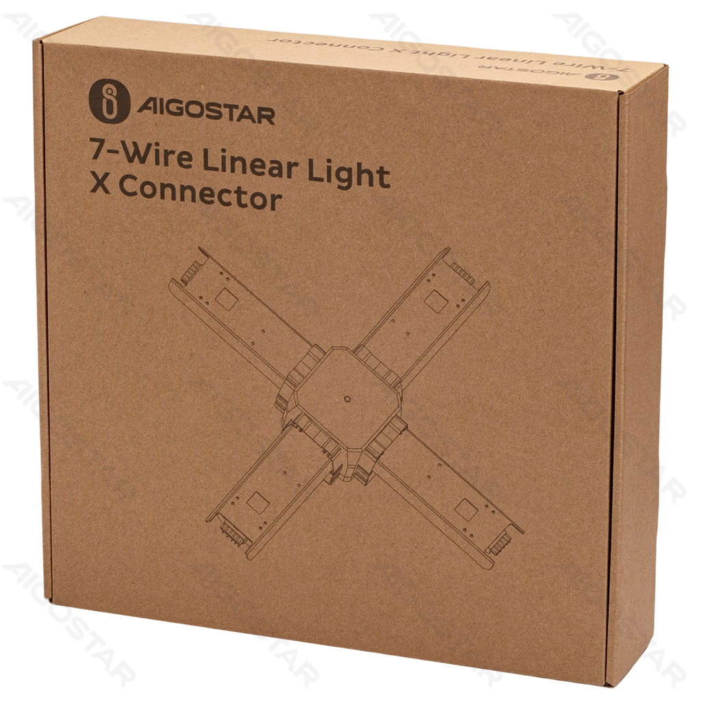 [B104083CQ] Aigostar 7-draads lineair licht X-connector