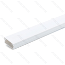 PVC Trunking Square 20*10mm 2m With adhesive backing White