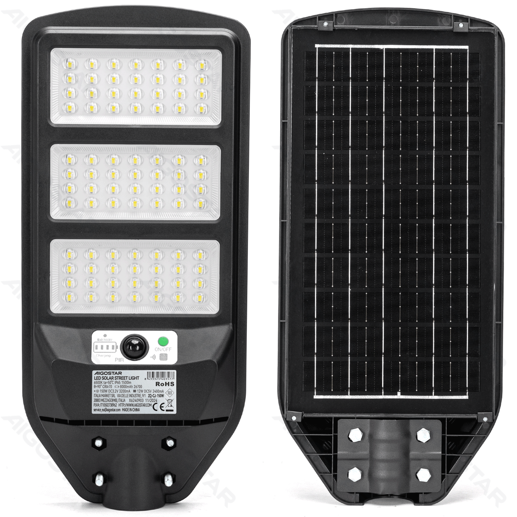 [B1020136H] Solarstraßenlaternen Integrierte 150W 6500K 02-Serie