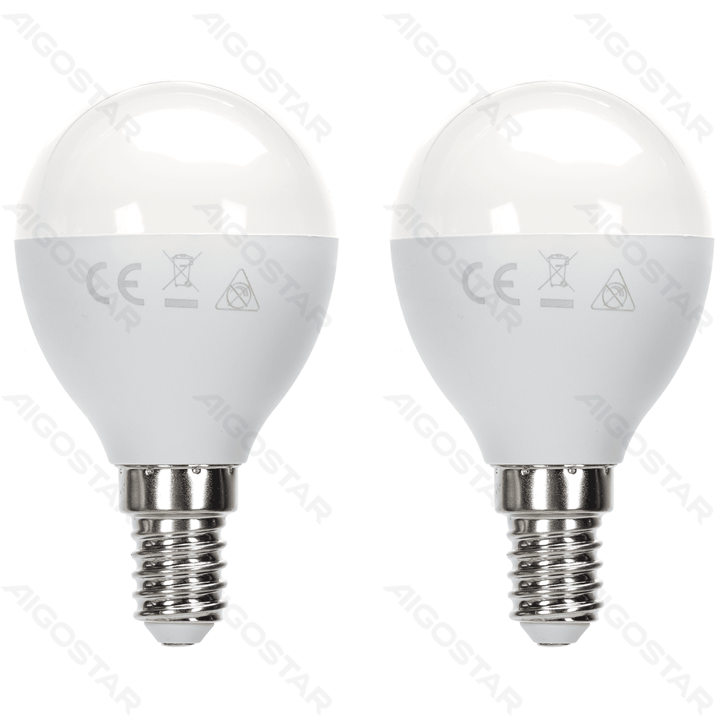 LED lamp G45,12W 3000K 1170lm E14,2pcs