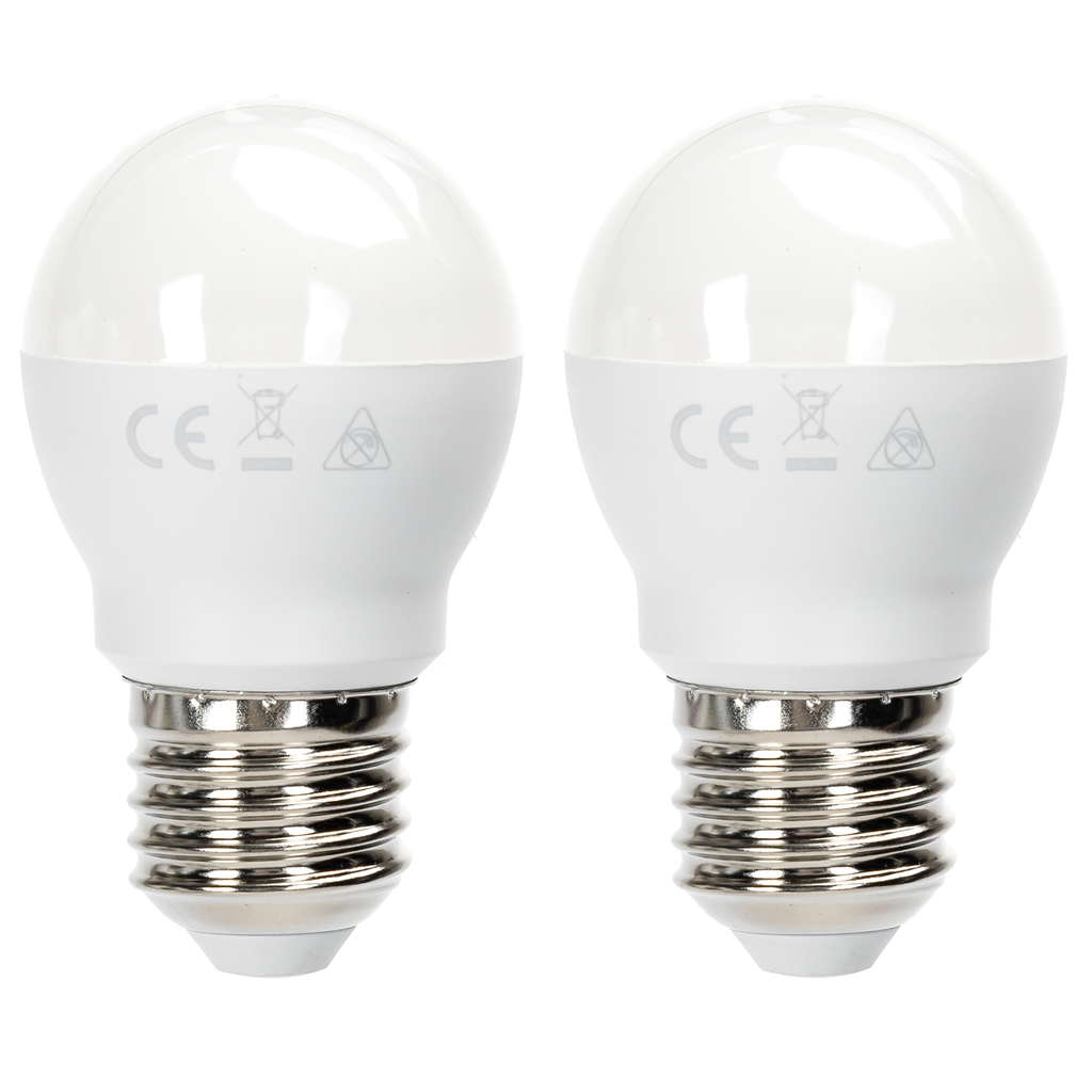 LED lamp G45,12W 6500K 1170lm E27,2pcs