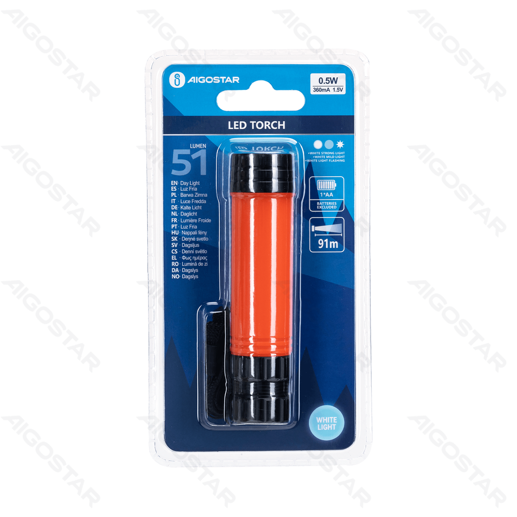 [B105011JO] LED-zaklamp 1*AA