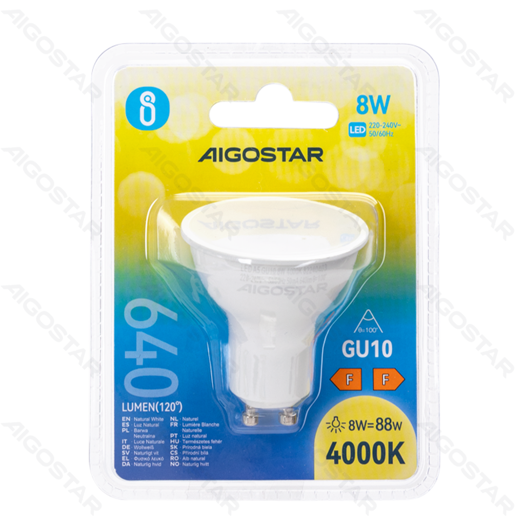 LED-Glühbirnen GU10,8W 4000K