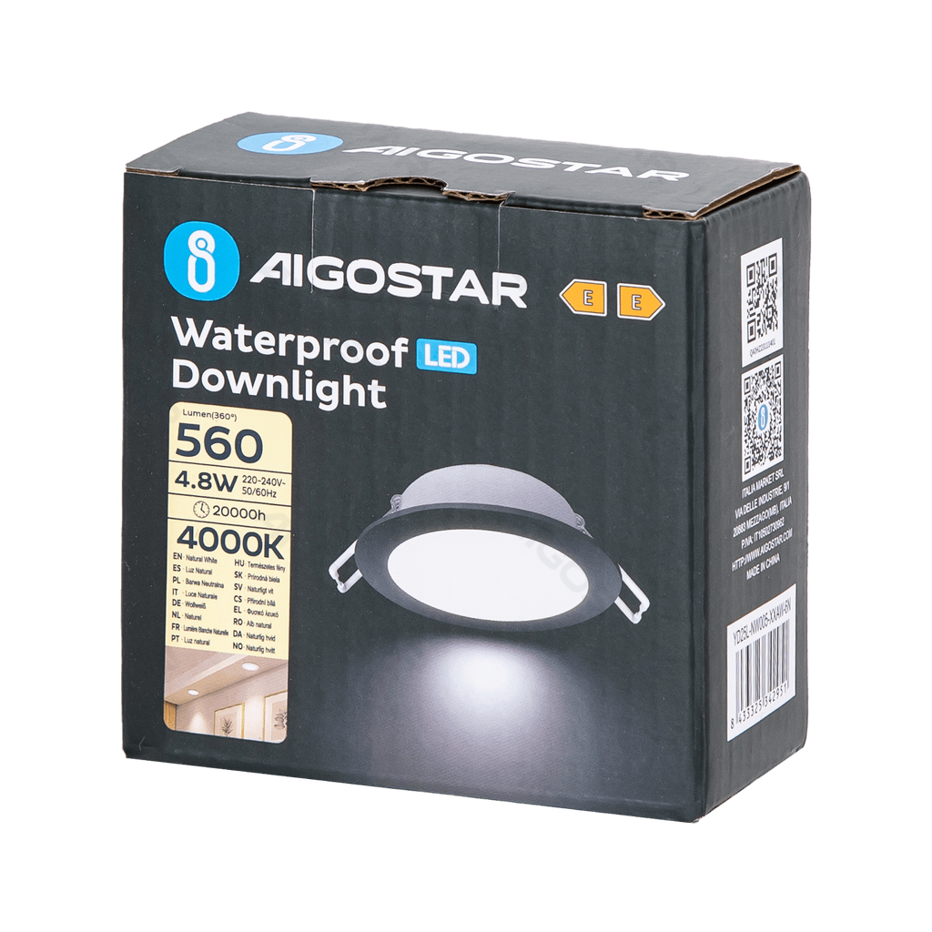 [B10405QA0] IP65 wasserdichtes Downlight 4,8W 4000K 1 Stück