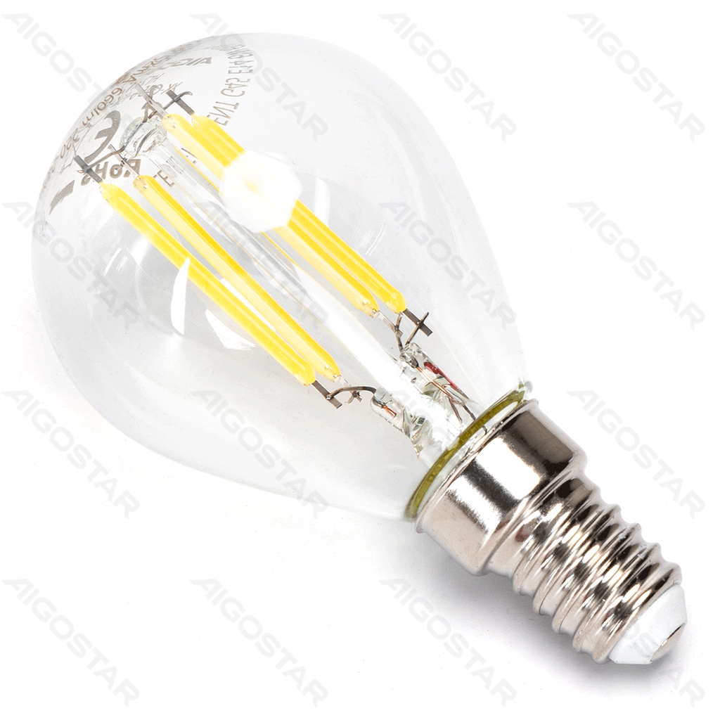 [B10106QQ2] LED Gloeilamp (Helder) G45 E14,6W