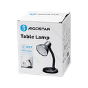 Lampe de table en métal E27 / ampoule non comprise