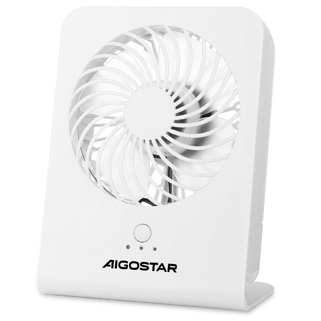 [B30101LTJ] Tafelventilator 4 bladen 3 snelheden zonder batterij wit