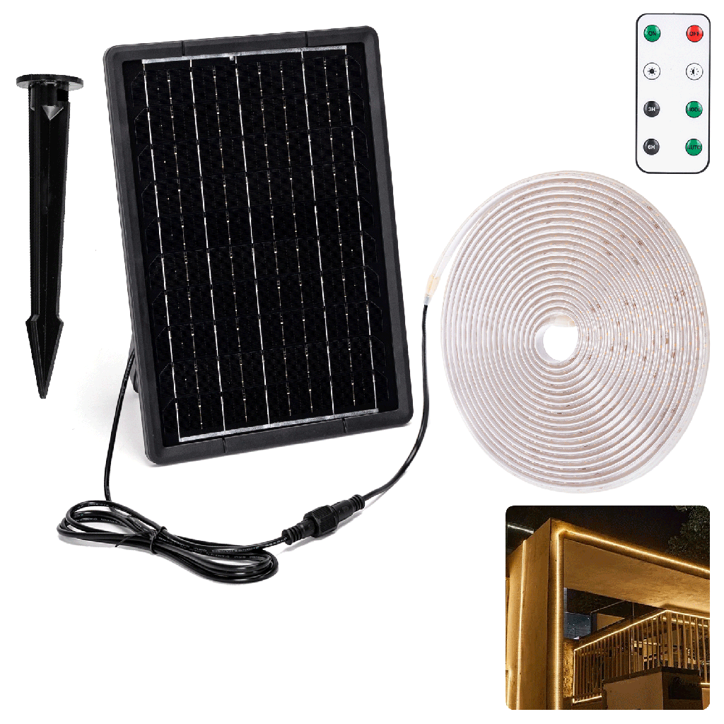 [B10201NK5] LED Solar Lichtstrip 10m 2700K 100W