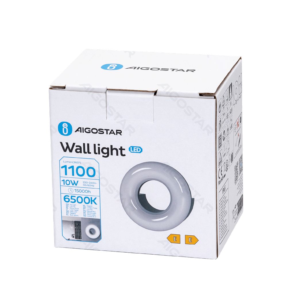 [B10304NU3] Feuchtigkeitsdichte Wandbeleuchtung 10W 6500K