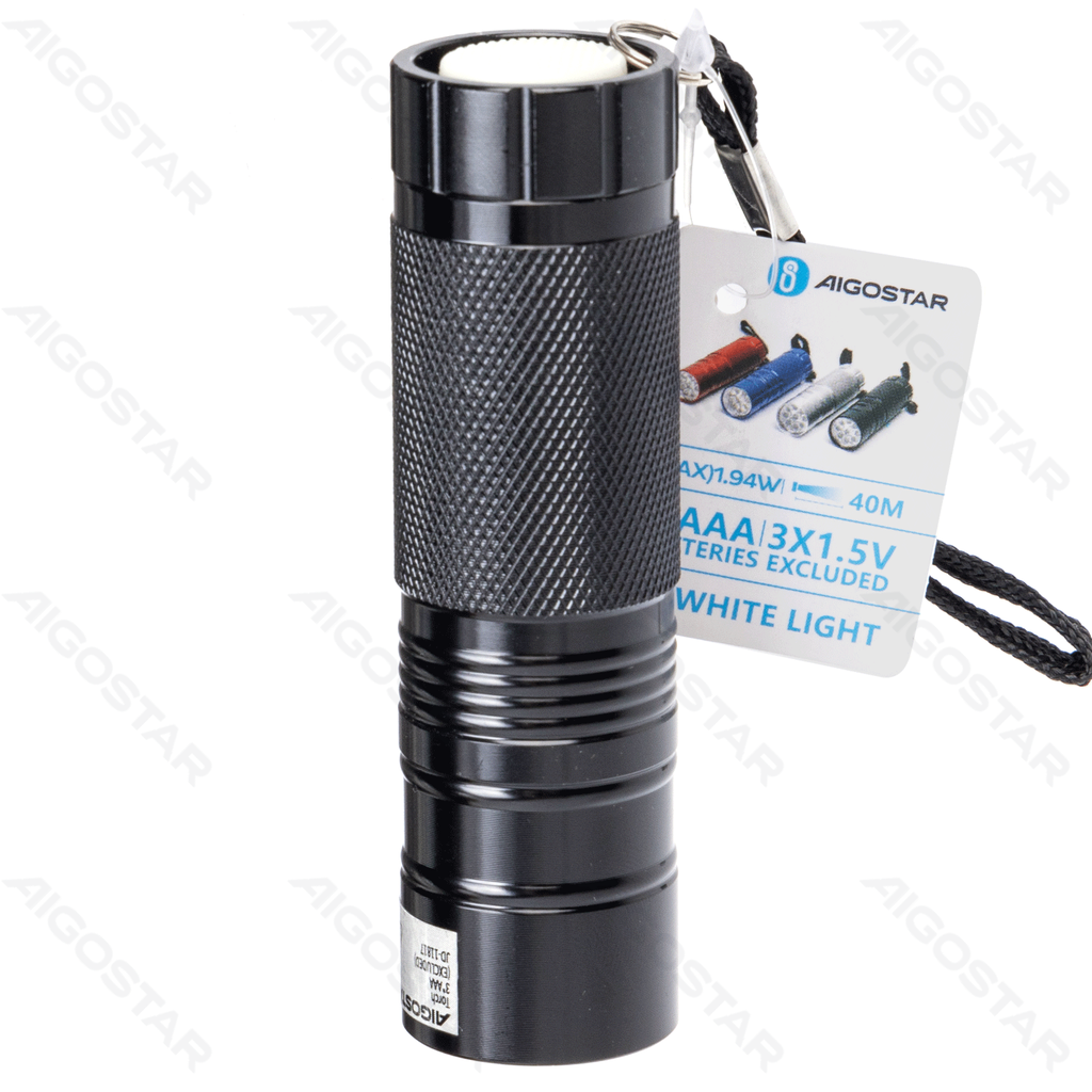 [B10501M1G] Zaklamp 4 kleuren 3AAA batterijen