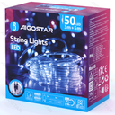 Lichtstrookbuis van -Φ5mm met laag voltage Koud wit 5m IP44 Binnen/Buiten Kleurvak
