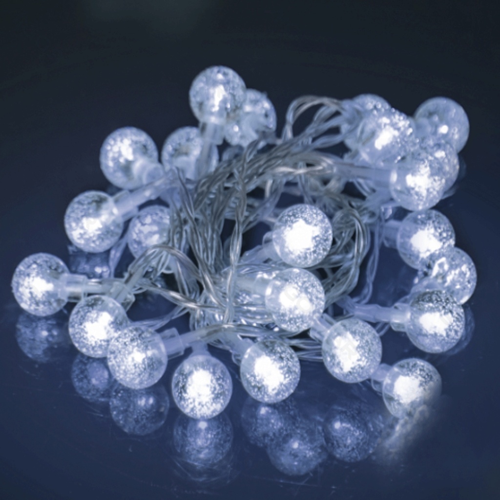 Ruban lumineux à bulles basse tension Boîte blanche froide 5m IP44 Intérieur/Extérieur