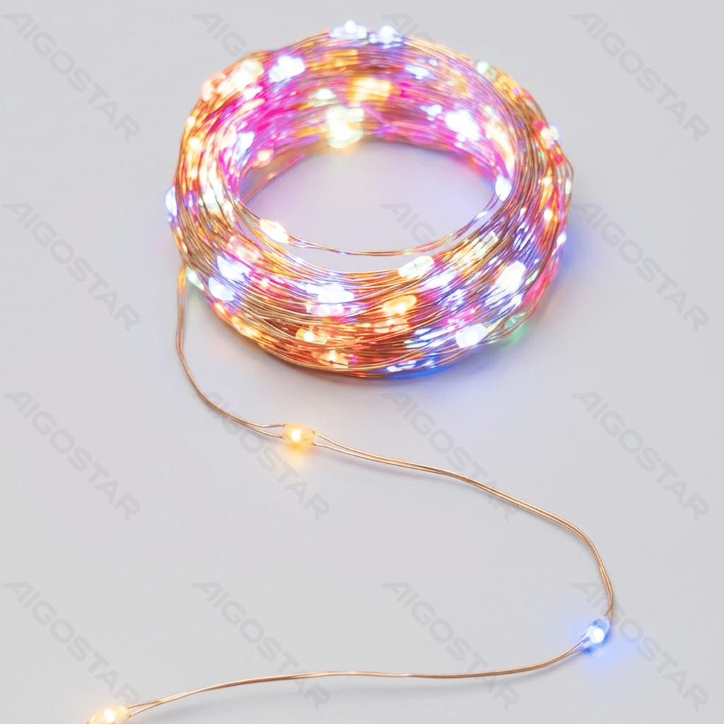 [B10201K77] Aigostar Lichtstrook op zonne-energie RGBY 2m+10m