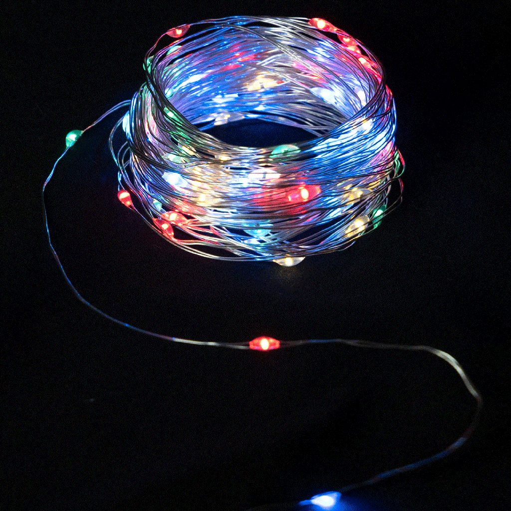 [B10201K77] Aigostar Lichtstrook op zonne-energie RGBY 2m+10m