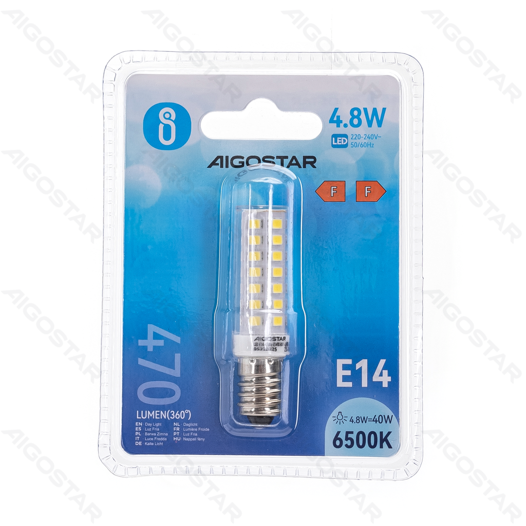 [B10101H2N] Aigostar LED Lampkralen E14,4.8W