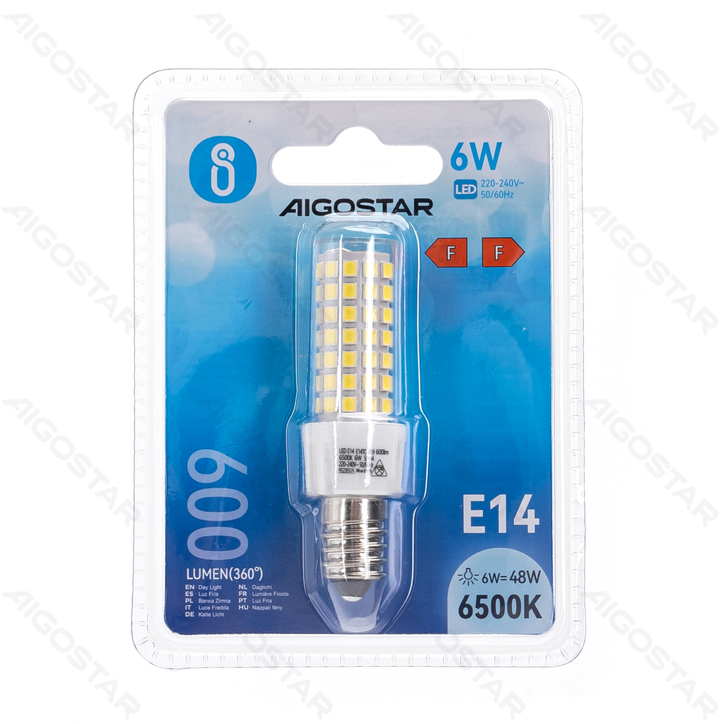 [B10101H2Q] Aigostar LED Lampkralen E14,6W