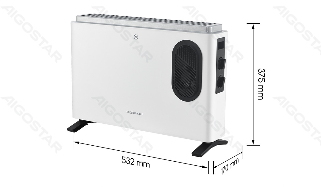 [330000ZDL] Convectorkachel met ventilator