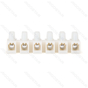 PA18 Klemmenblok (6-pins H concave basis) Wit