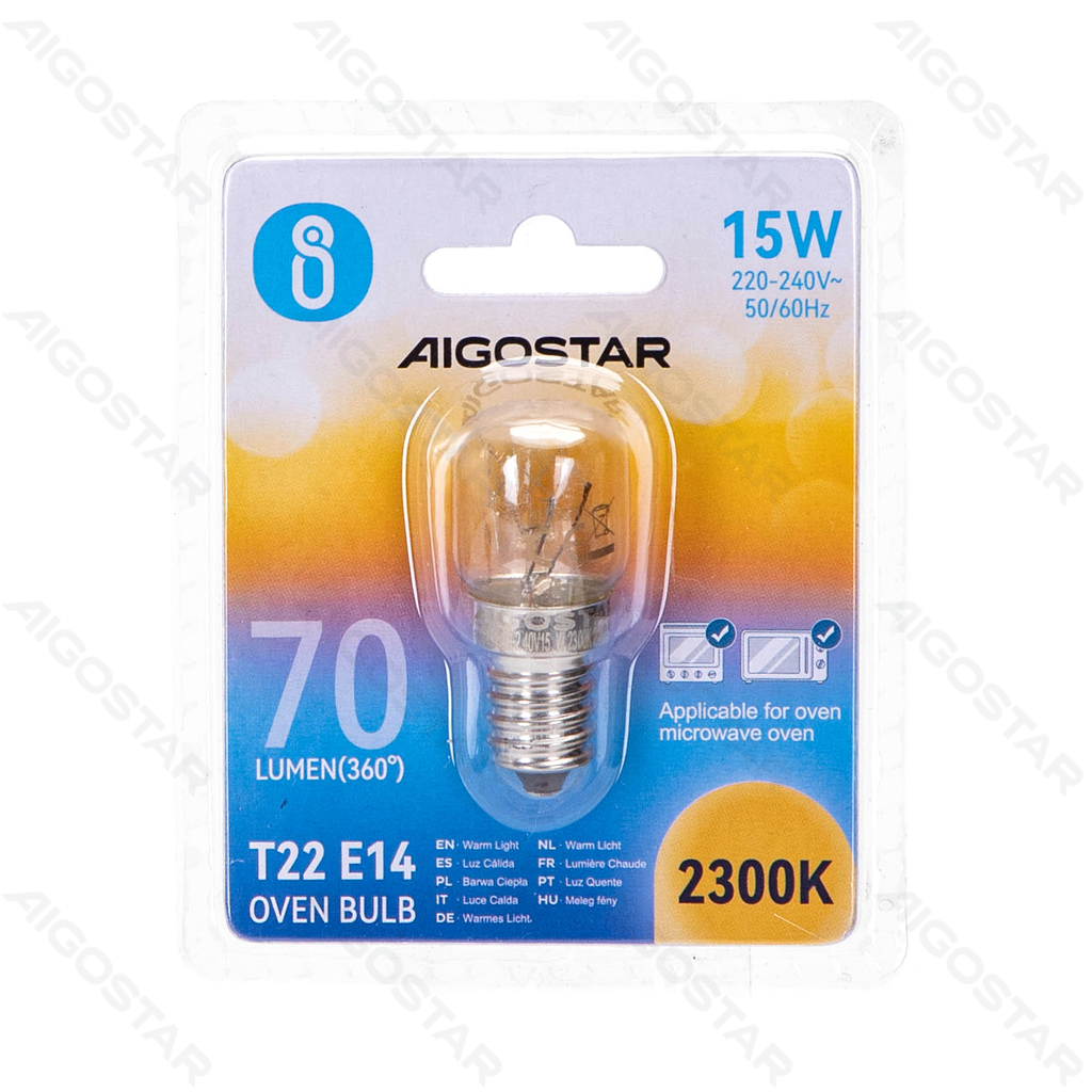 Aigostar T22 Ovenlamp 15W