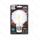 LED-Glühbirne (klar) G80 E27,6W