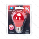 Ampoule LED colorée Rouge G45 E27,4W