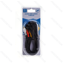 Audiokabel 3RCA-3RCA 3m Zwart