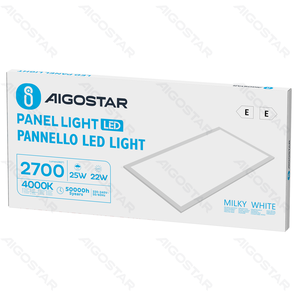 [B10406IDY] LED Paneelverlichting Edge-lit Natuurlijk Licht Wit 25W 60x30cm