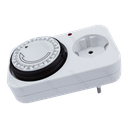 German Mechanical Timer with Weekly Schedule, White