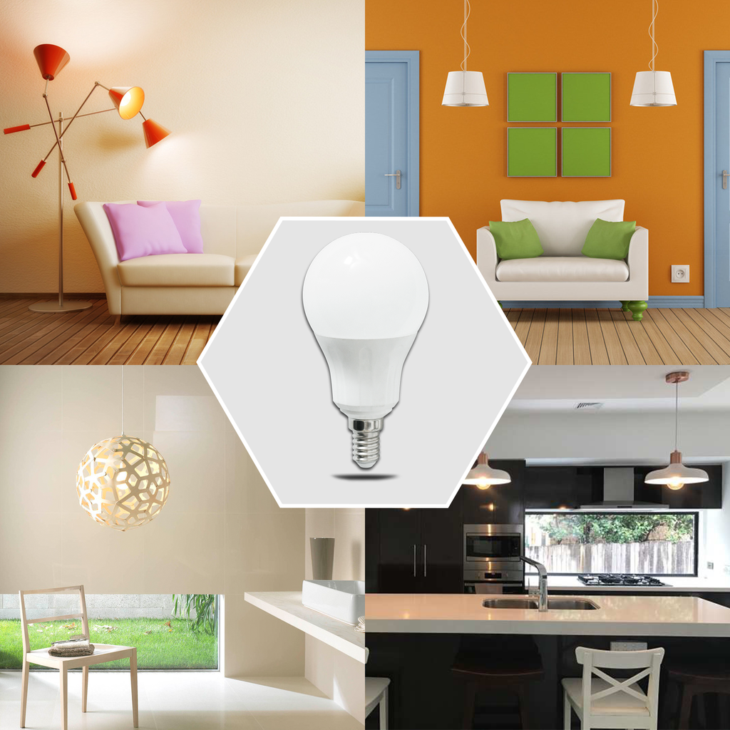 [A175542] LED A5 A55 E14, 9W, 3000K, 720 lm