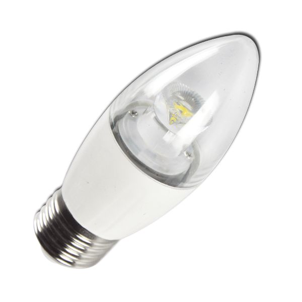 [181710] LED C5 C35 E27,4W 6400K WITH LIGHT PIPE 260LM