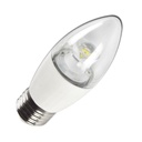 LED C5 C35 E27,4W 6400K WITH LIGHT PIPE 260LM