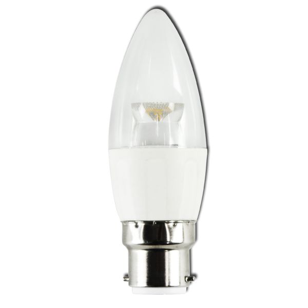 Aigostar LED C5 C35 B22,4W 3000K WITH LIGHT PIPE 250LM