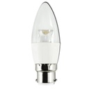 LED C5 C35 B22,4W 3000K WITH LIGHT PIPE 250LM