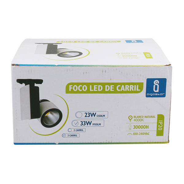 [A178895] Rail d'éclairage LED 2,33 W 4000 K (3 L) 1950 lm