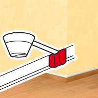 [LE33329] LEGRAND Aftakking hoek/centraal punt DLP lijst 32x16 en 40x16 mm