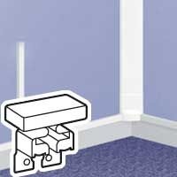 [LE31202] LEGRAND Einddeksel links of rechts DLP lijst 20 x 12,5 mm