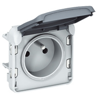 [LE069551] LEGRAND Plexo Steckdose 2P+A mit Steckklemmen 10/16 A, 250 V