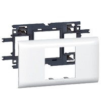 LEGRAND Mosaic DLP-Halterung für 2 Module, Abdeckung 65 mm