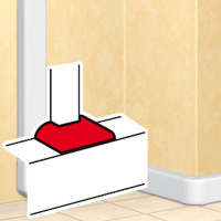 LEGRAND DLP vlak.aftakk.kabelgoot