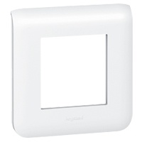 [LE78802] LEGRAND Mosaic Abdeckplatte für 2 Module – weiß