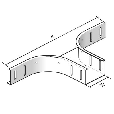 [LEAS60.075] LEGRAND 90° Elbow, H = 60, W = 70, finish: Sendzimir