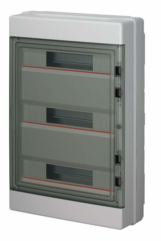 [EC62054] EC elettrocanali EC OPBOUWKAST 54 MODULES  IP65 Grijs 3 rijen