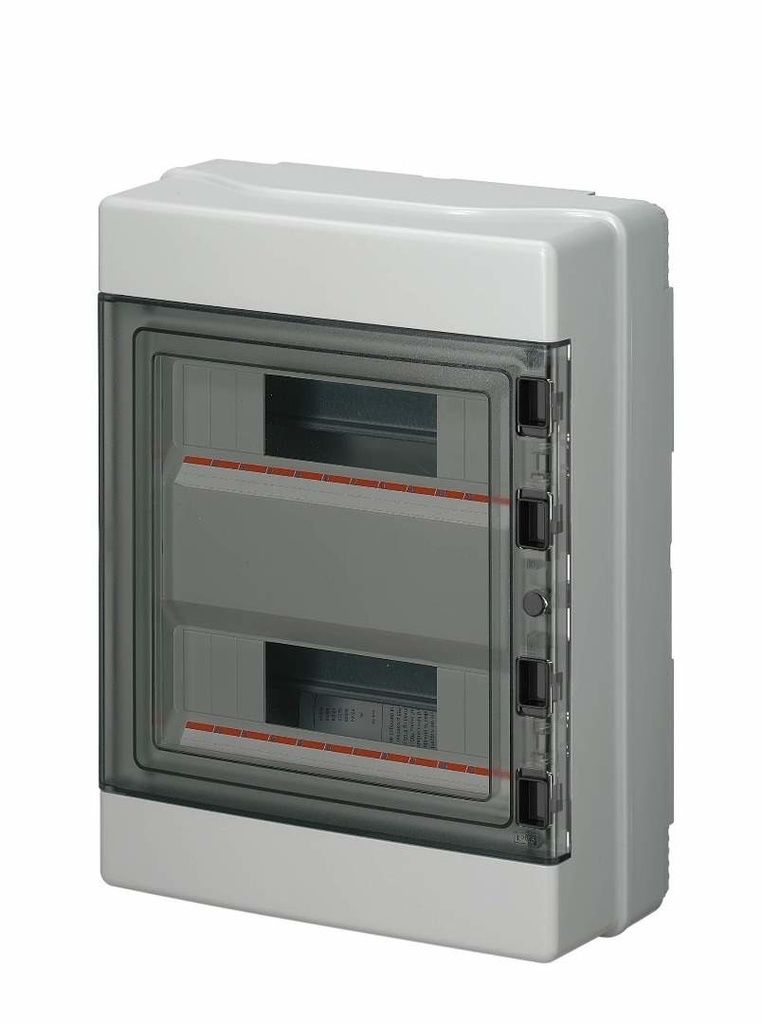 [EC62024] EC elettrocanali EC OPBOUWKAST 24 MODULES  IP65 Grijs 2 rijen