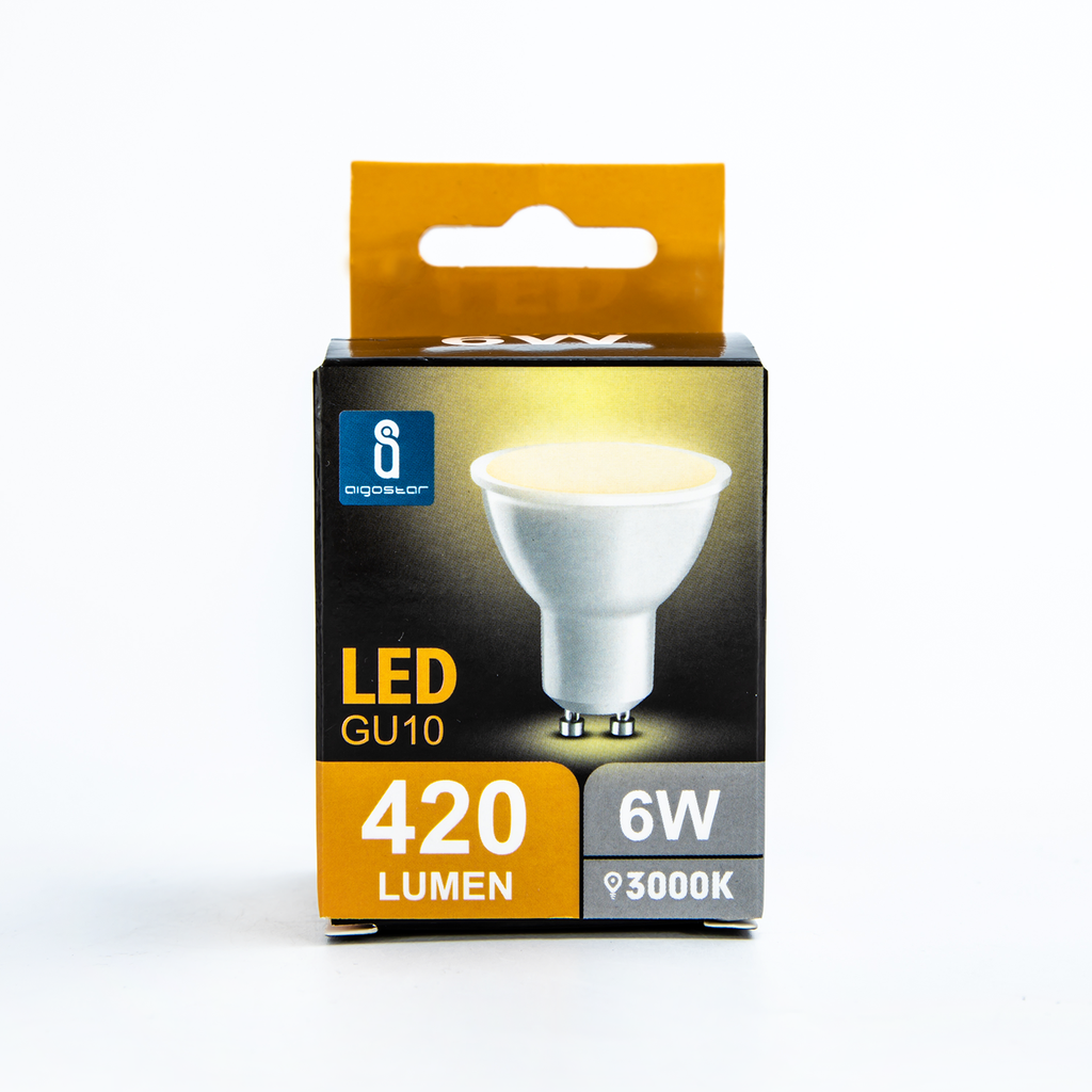 [A191283] Led GU10,6W 480LM 3000K