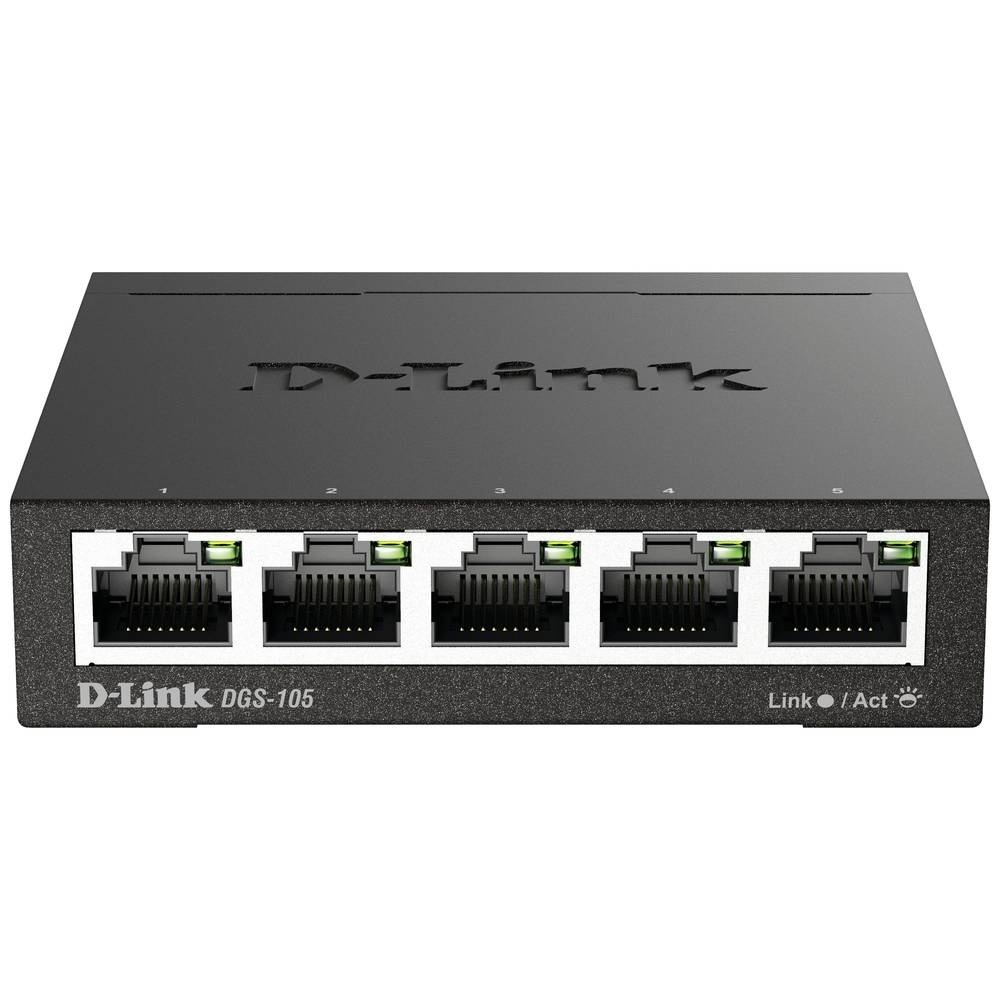 [CON986397 - 62] D-Link DGS-105 Netzwerk-Switch mit 5 Ports und 1 Gbit/s