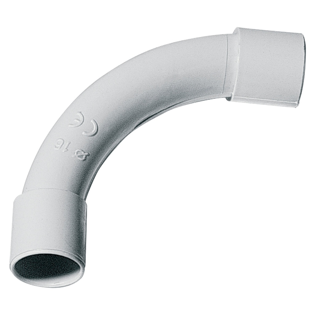 [EC-CRS32] ELETTROCANALI 90° Elbow TTH 32mm Gray (10 pcs)