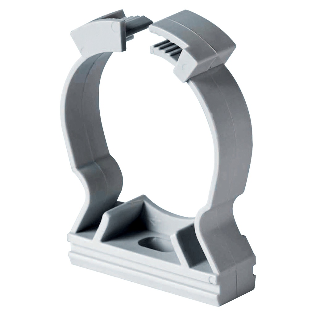 [EC-CFC25] ELETTROCANALI 25mm conduit clamp, gray (100 pcs)