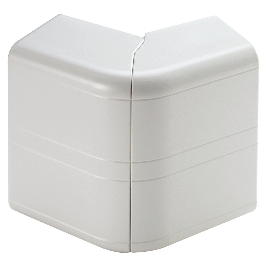 ELETTROCANALI outdoor corner for Kuadra 90x55mm WHITE