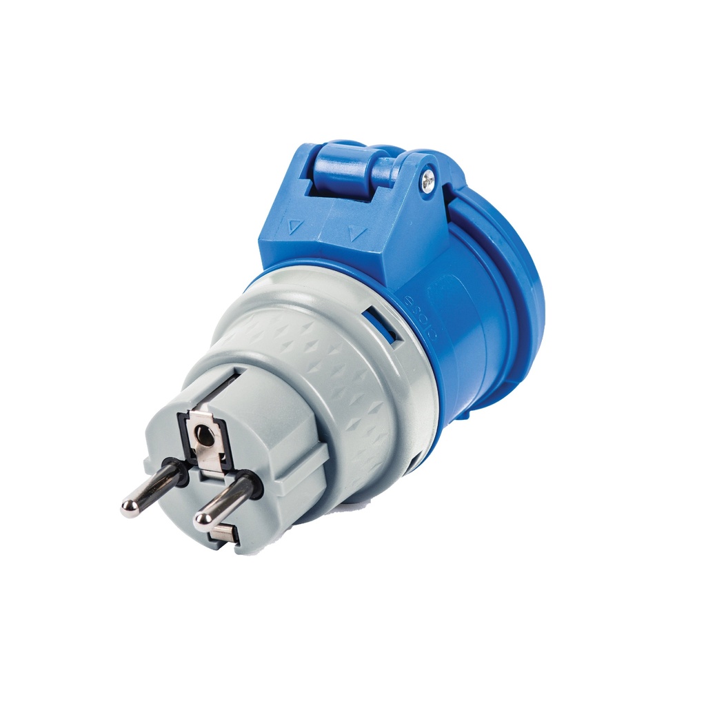 [EC-690512] ELETTROCANALI CEE huishoudelijke adapter 16A IP67 BLAUW